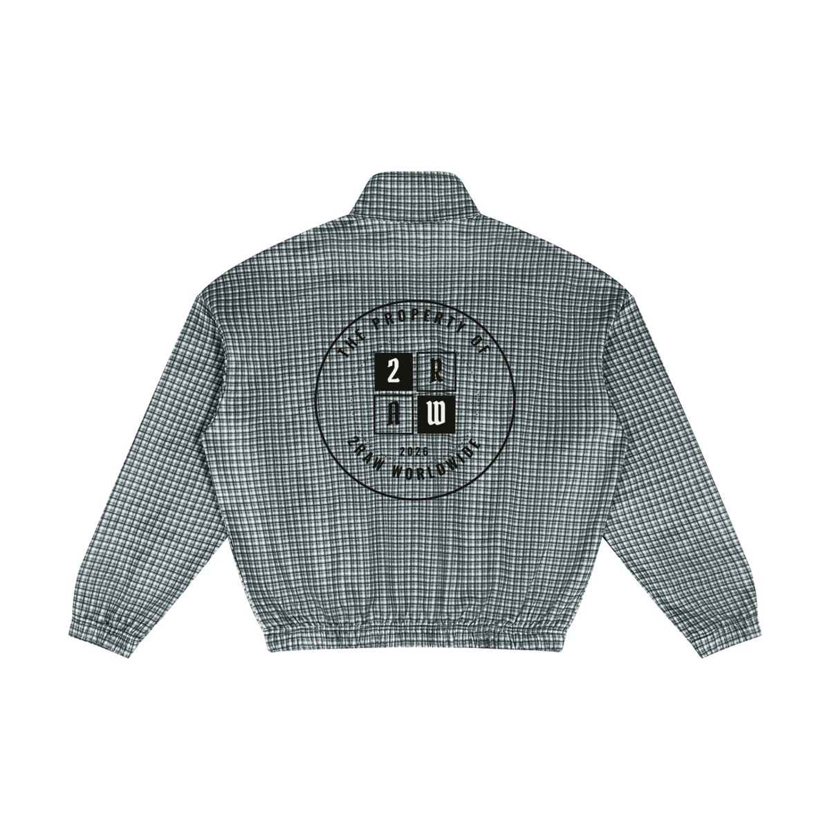 2RAW Plaid Quarter-Zip Sweatshirt