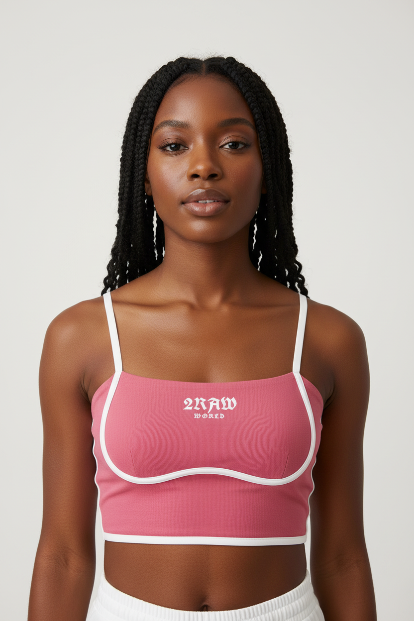 2RAW Women's Color Block Sports Bra