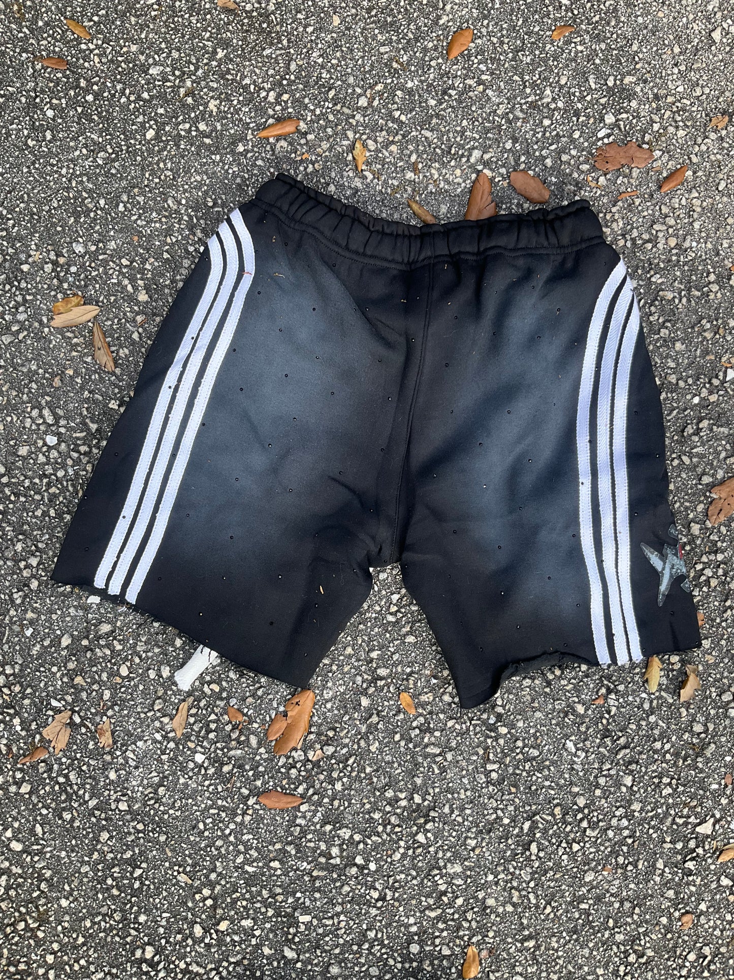 2raw find your version of the world stripes short black