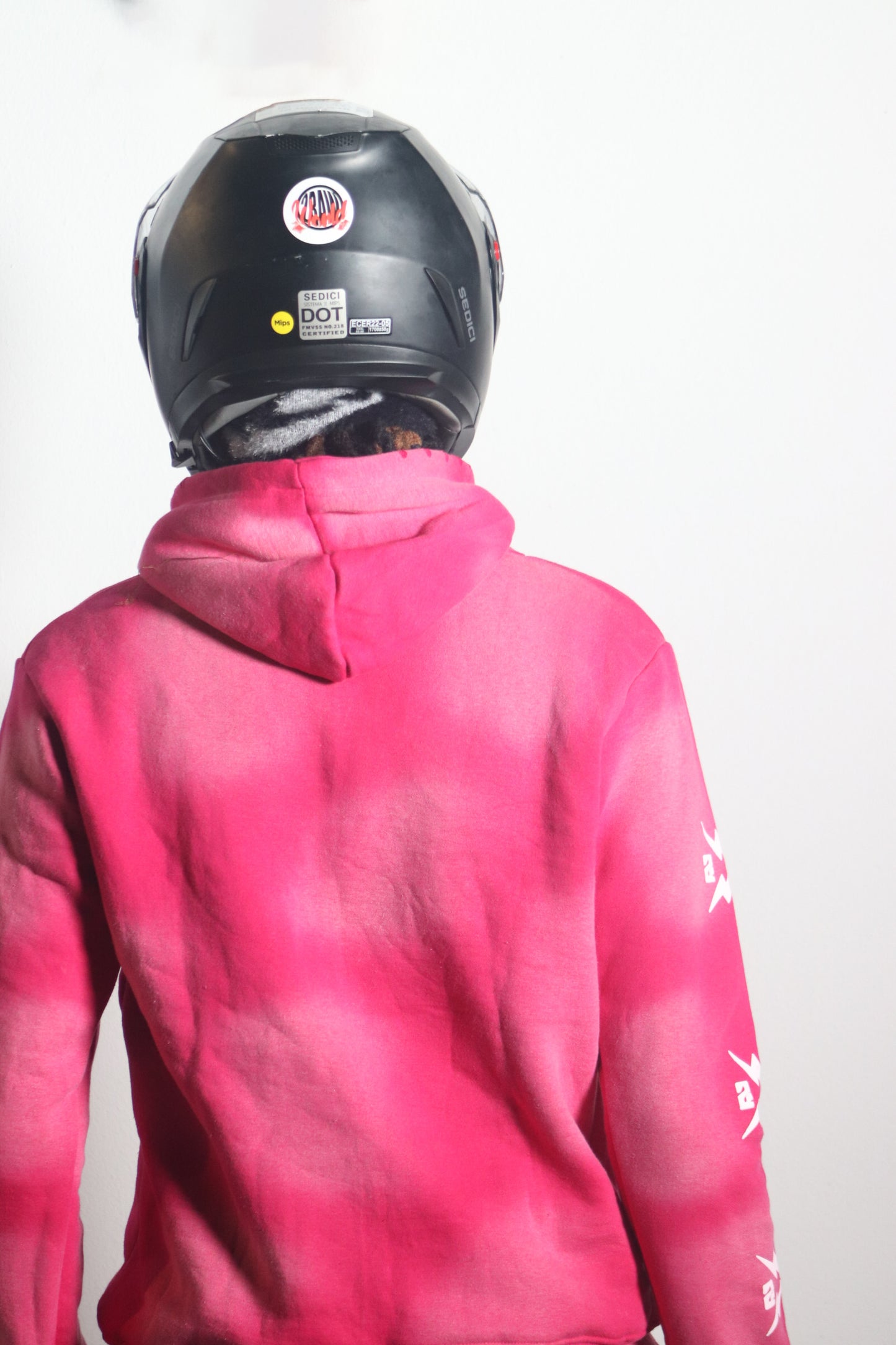 2 RAW Shooting Stars pink Hoodie
