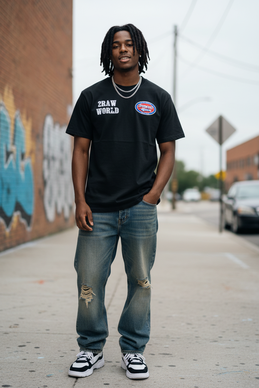 2RAW WORLD TEE