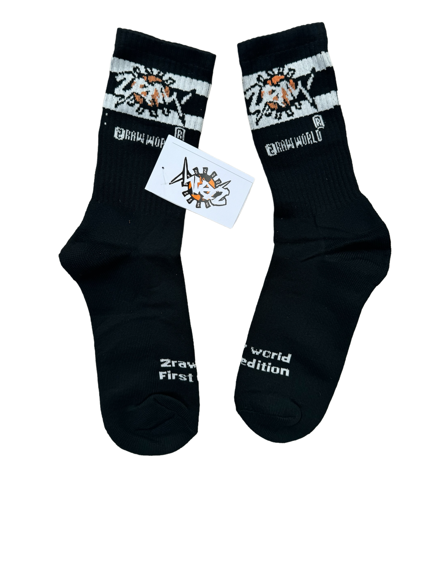 2RAW LOGO SOCKS