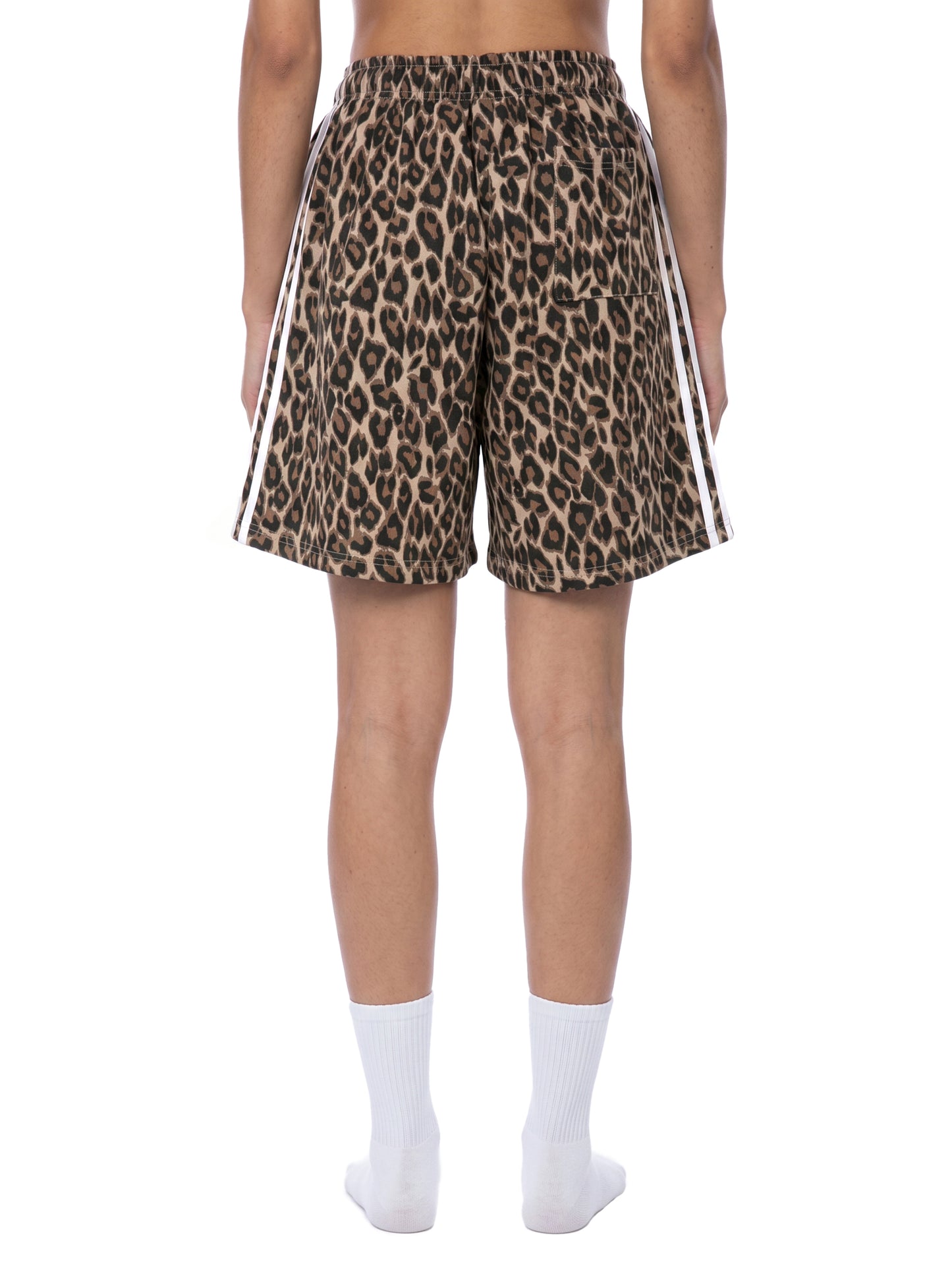 2RAW Wild Instinct Leopard Mesh Shorts