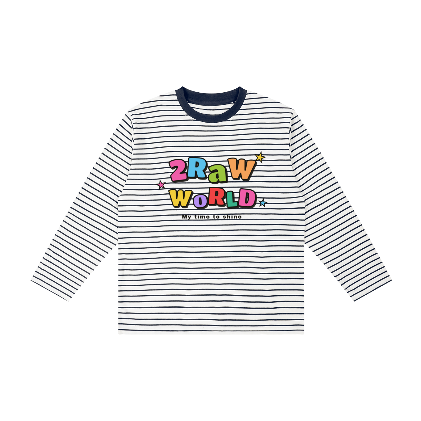 2RAW Kids' Striped Long Sleeve Tee