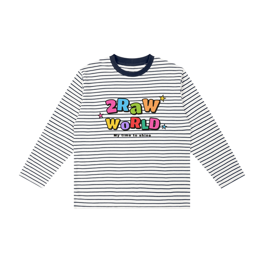 2RAW Kids' Striped Long Sleeve Tee