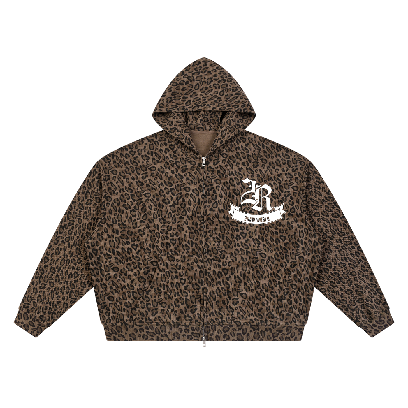 Wild Instinct Waffle Full Zip Hoodie