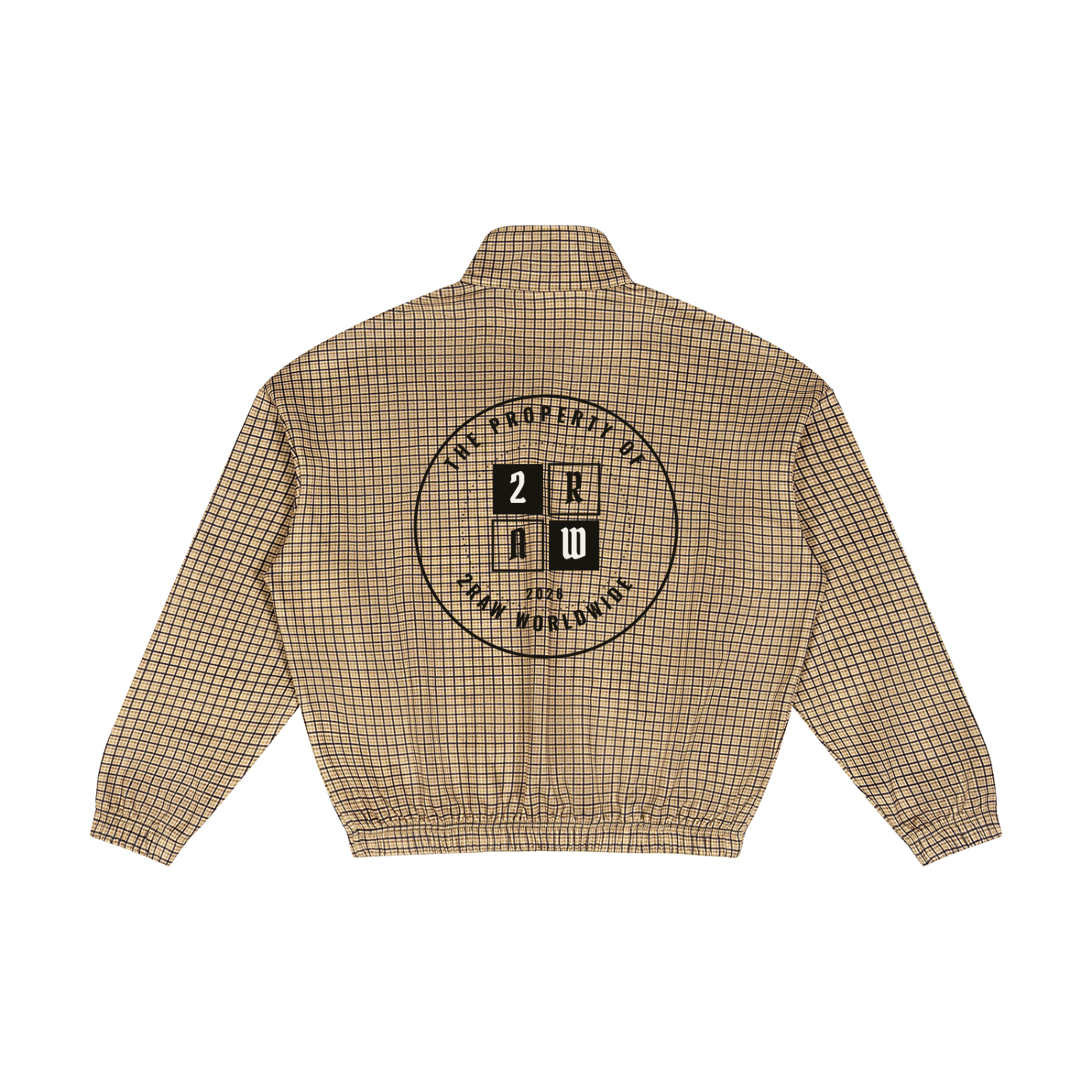 2RAW Plaid Quarter-Zip Sweatshirt