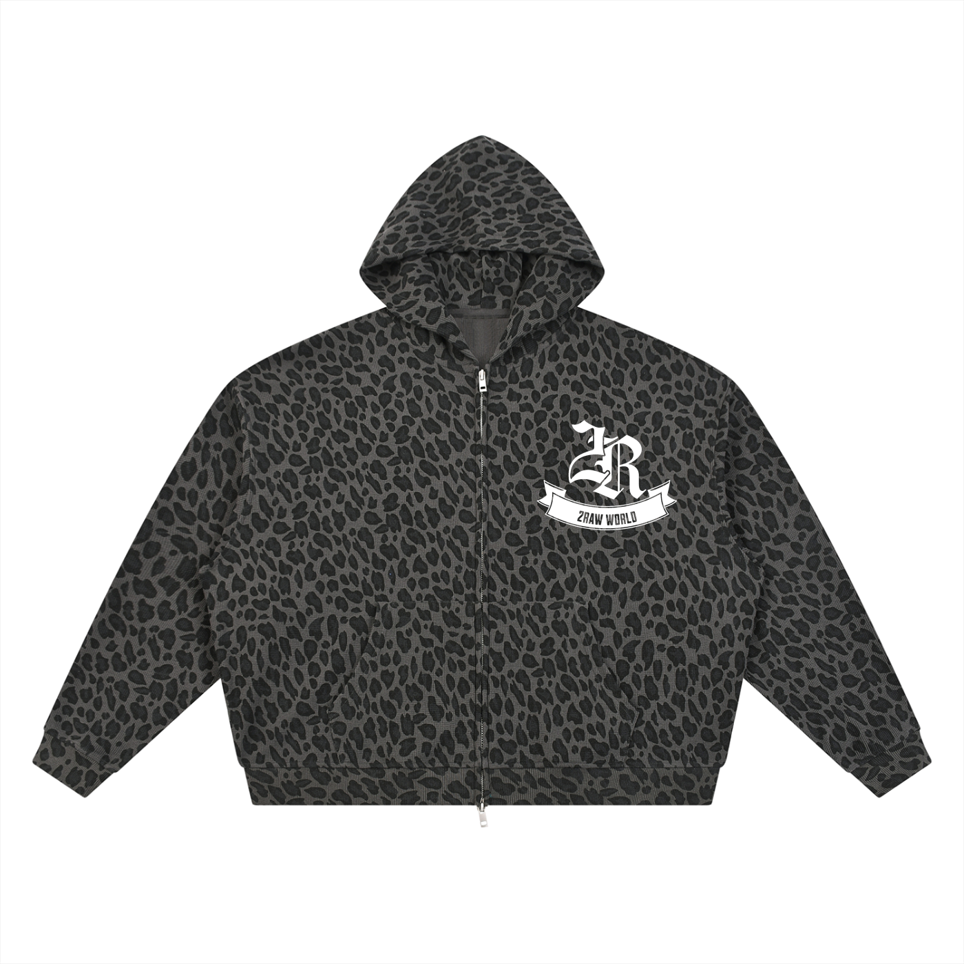 Wild Instinct Waffle Full Zip Hoodie