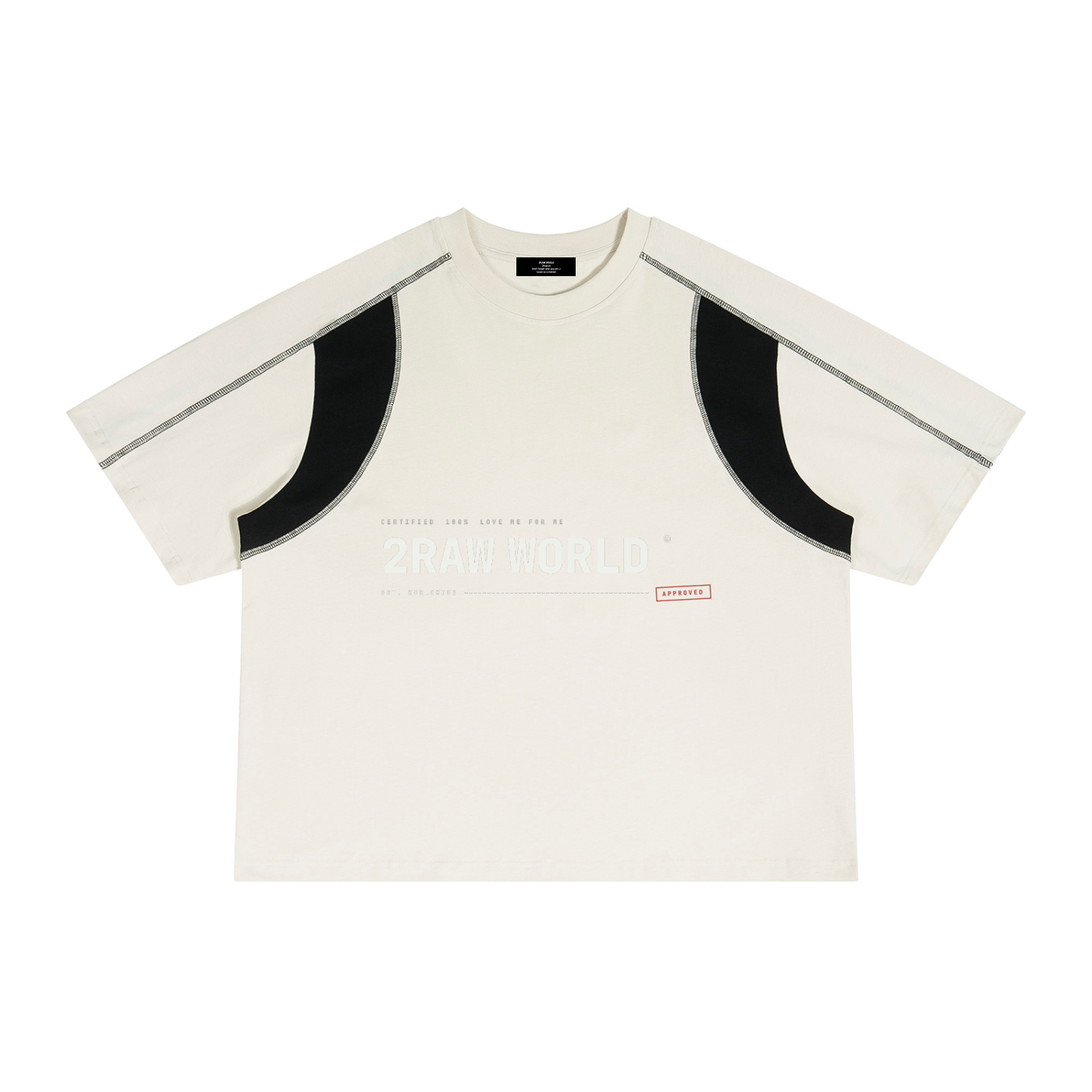 2RAW Raglan Color Block Tee