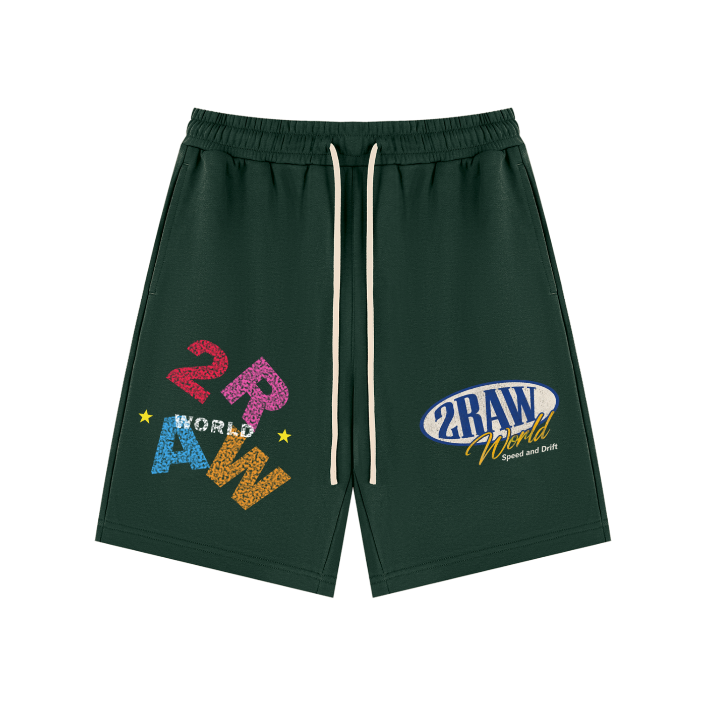 2RAW Speed Drawstring Shorts