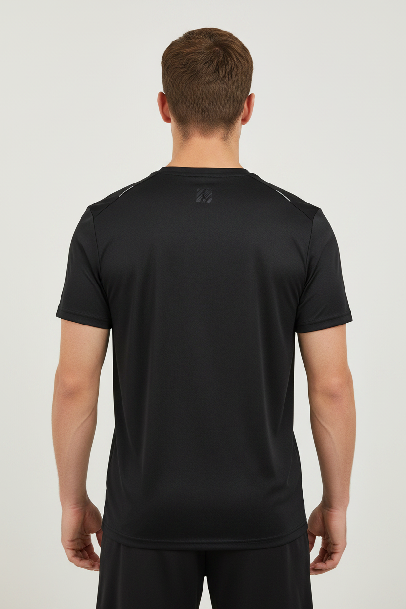 2RAW Men's Raglan Reflective Tee