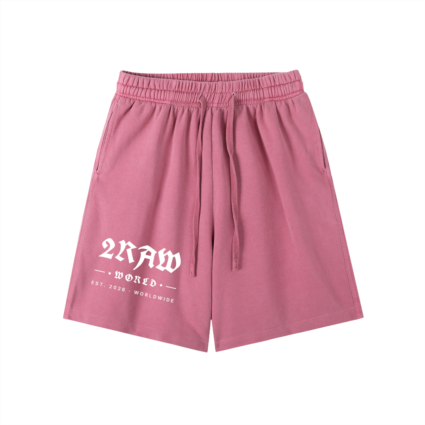 2RAW WORLD Vintage Wash Cotton Shorts