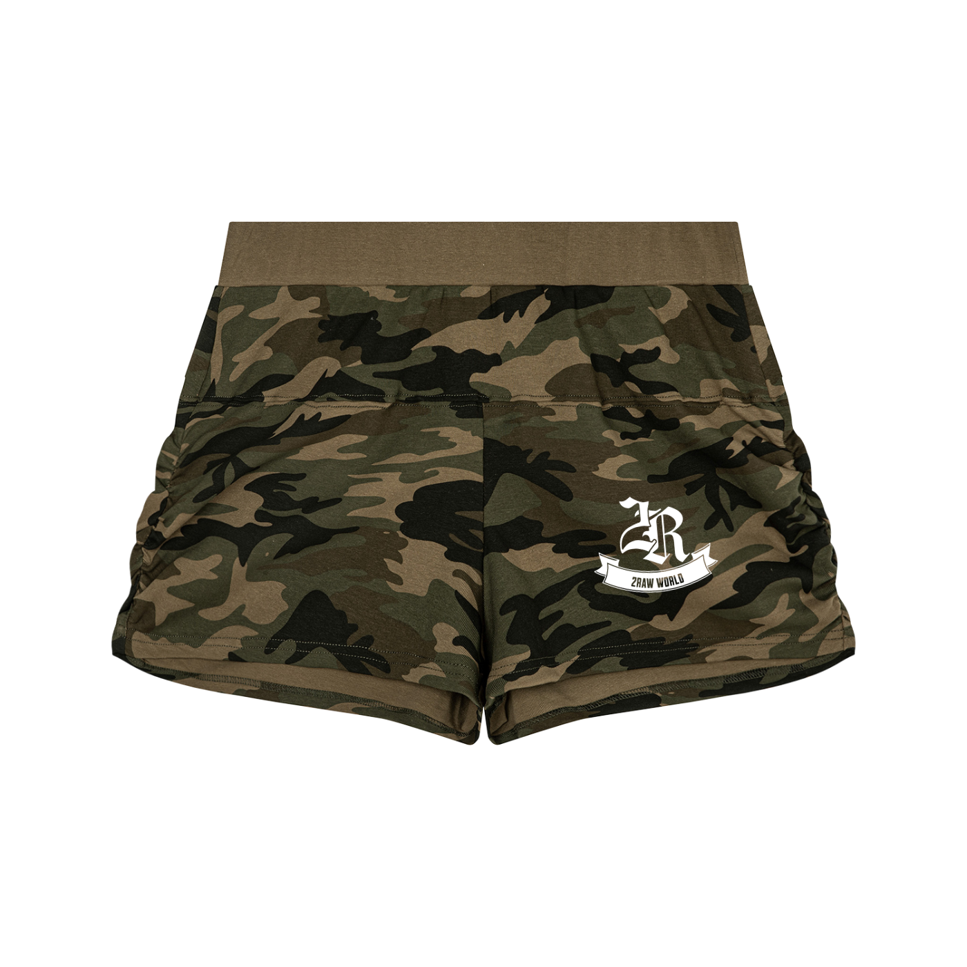 2RAW Women's Slim Camo Shorts