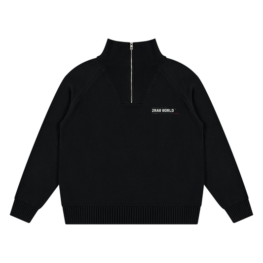 2RAW Quarter-Zip Pullover Sweatshirt