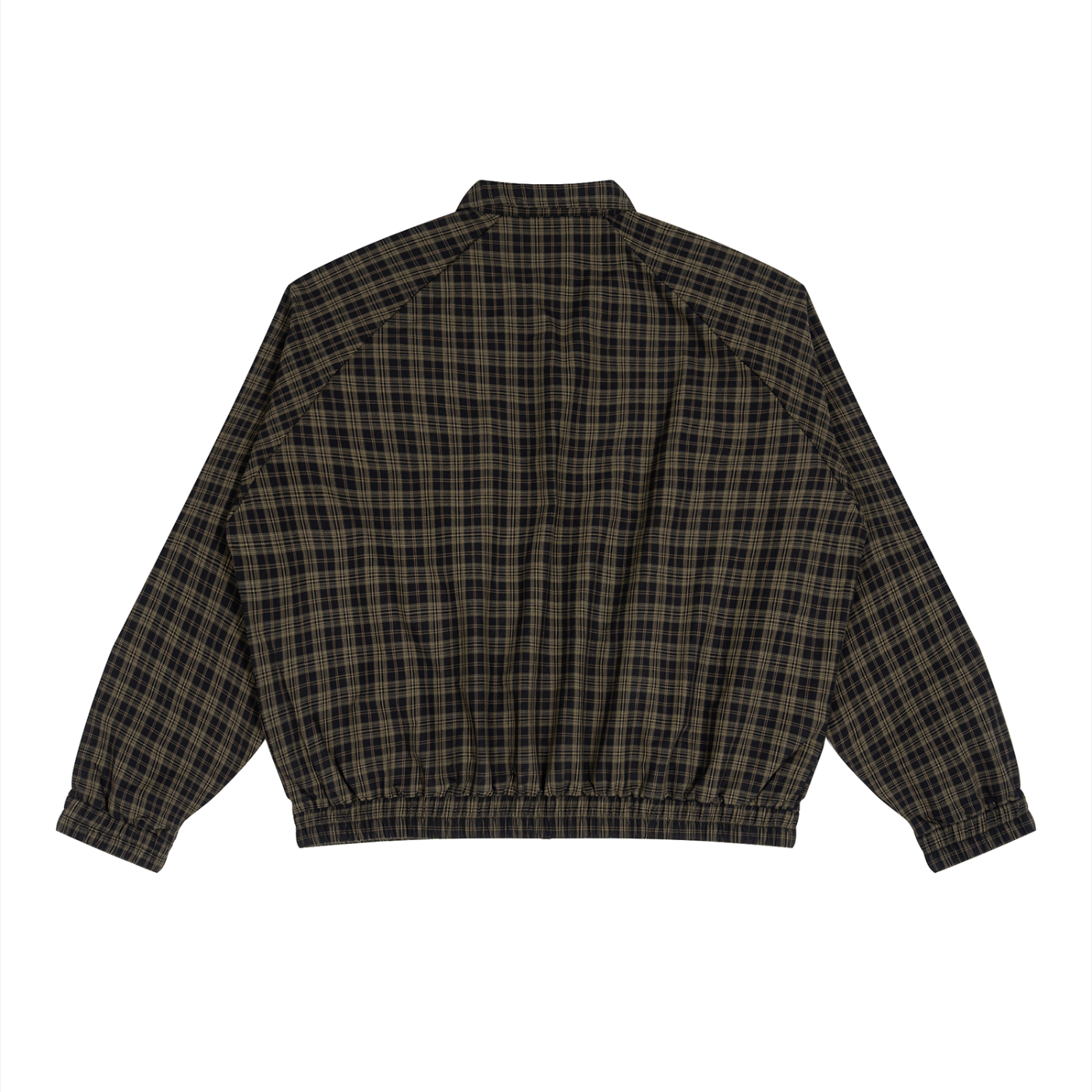 2RAW Plaid Full-Zip Track Jacket