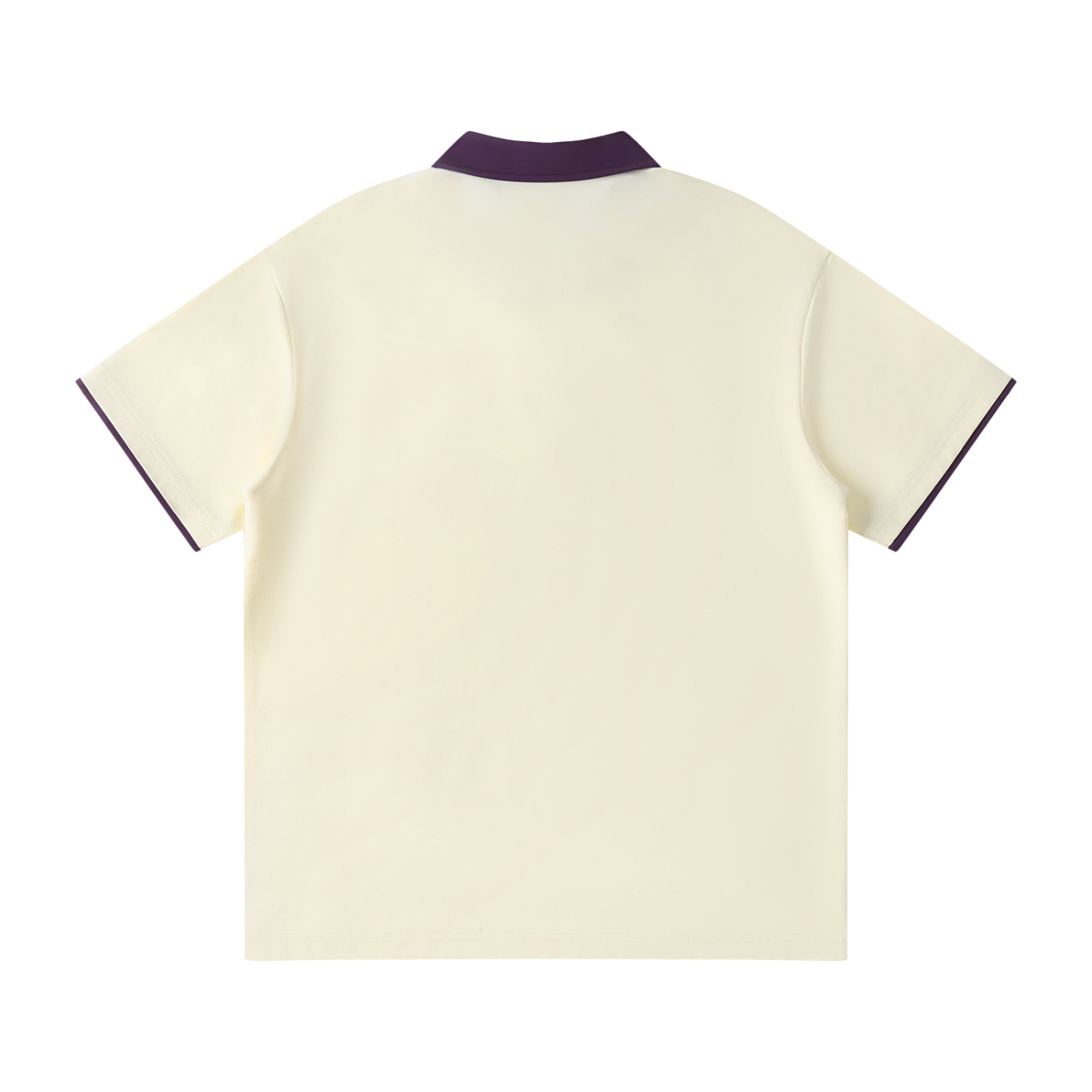 2RAW Contrast Collar Raglan Polo