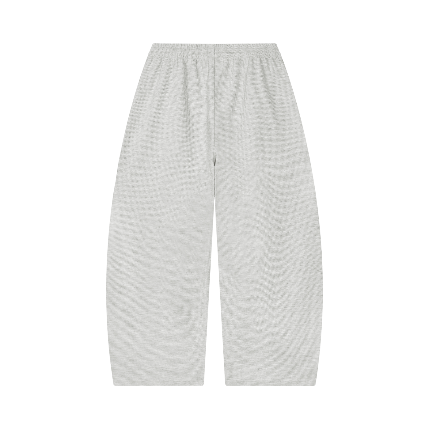 2RAW Waffle Barrel Leg Pants — Oat Gray