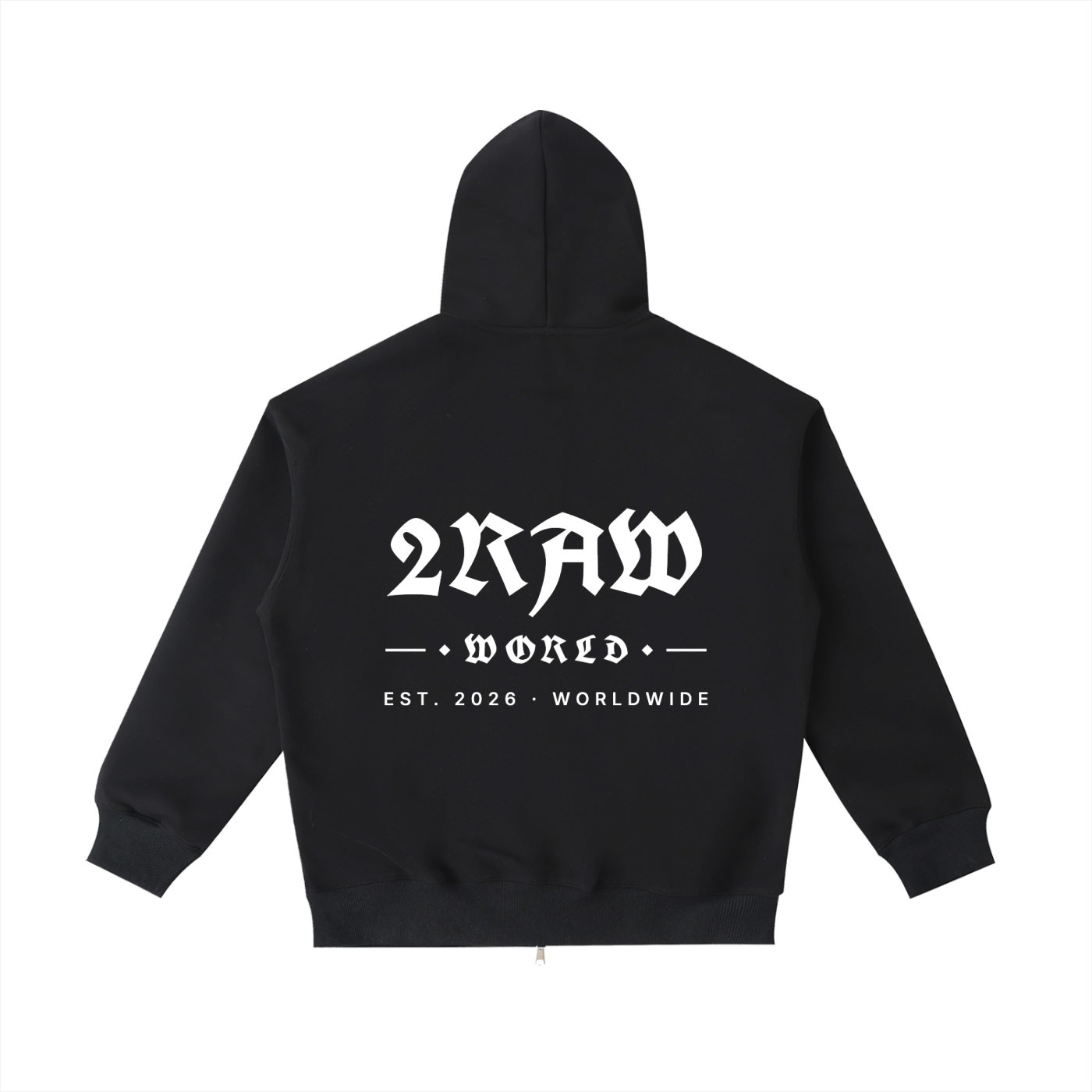 2RAW WORLD Essential Pocket Hoodie
