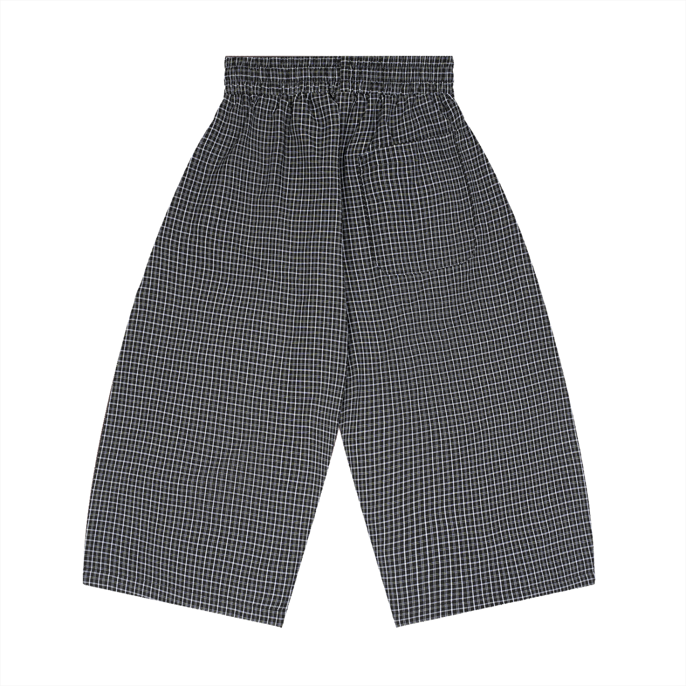2RAW Unisex Plaid Loose Capri Shorts