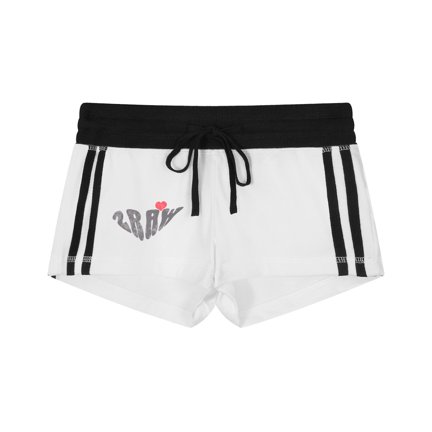 2RAW Sweetheart Stripe Track Shorts