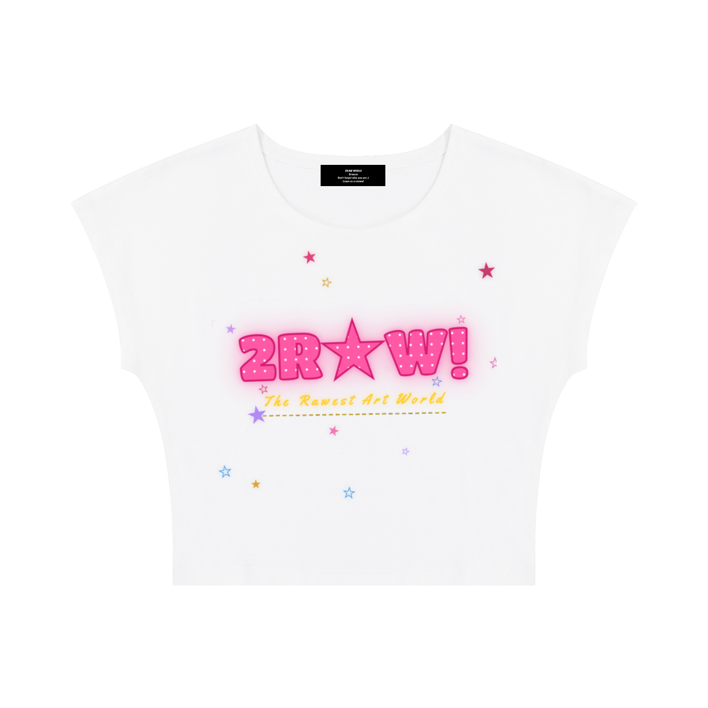2RAW Women's Slim Crop Tee