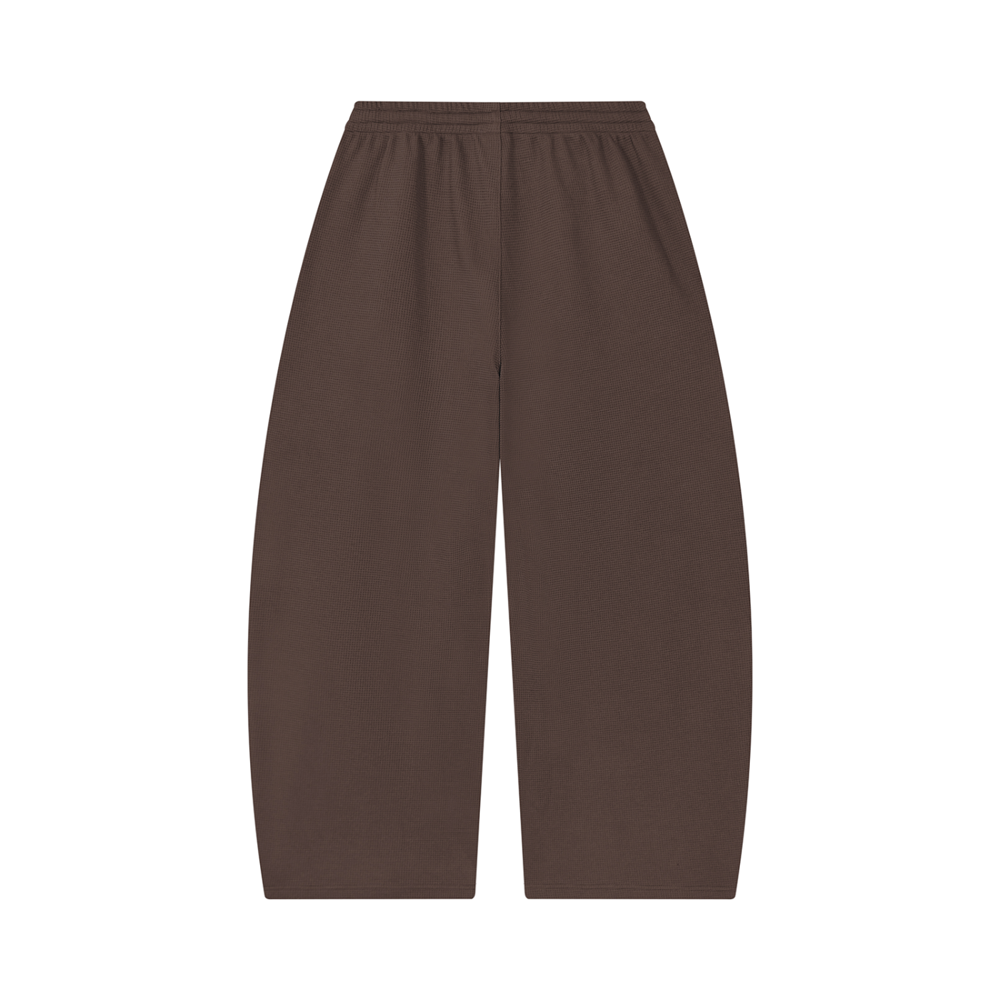 2RAW Waffle Barrel Leg Pants — Oat Gray