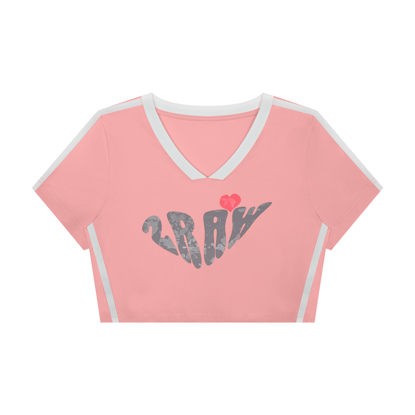 2RAW V-Neck Active crop top