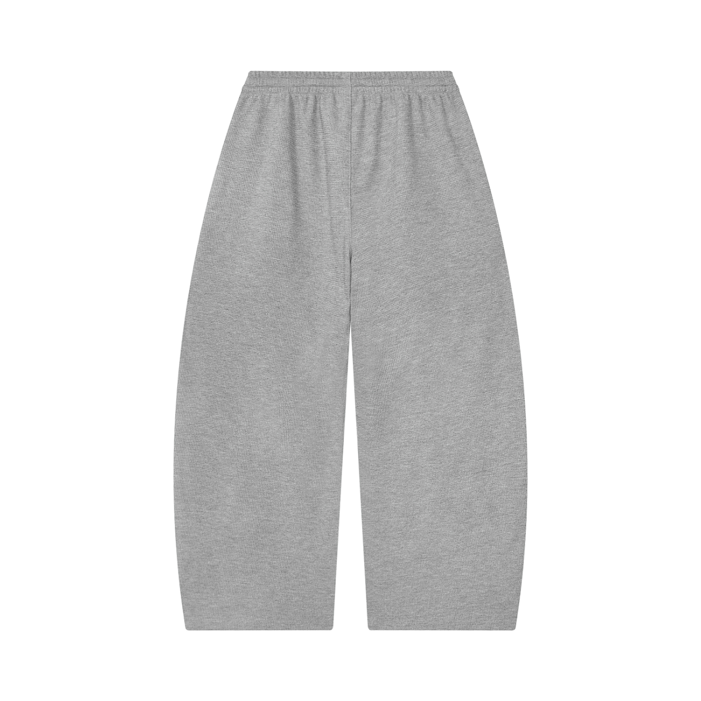 2RAW Waffle Barrel Leg Pants — Oat Gray