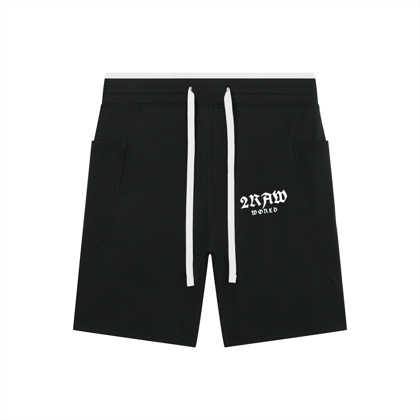 2RAW WORLD Women  High Rise Color Block Shorts