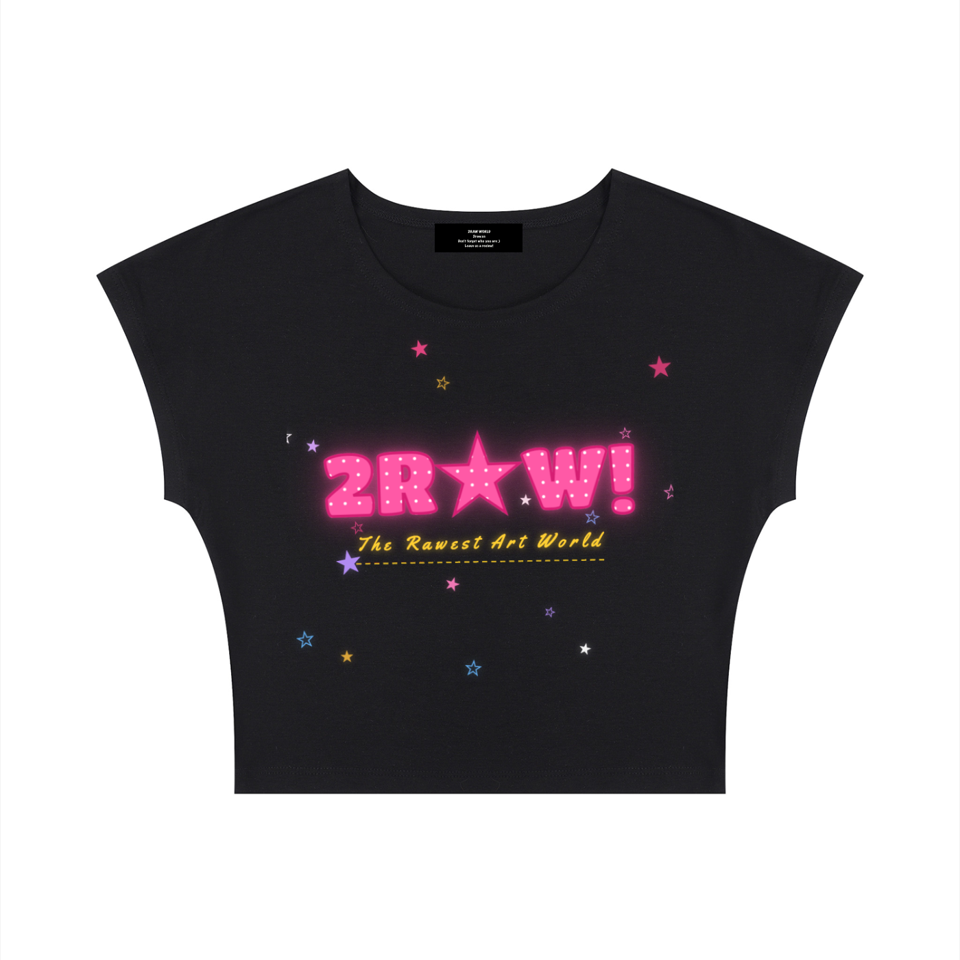 2RAW Women's Slim Crop Tee