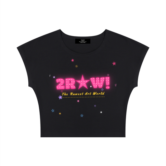 2RAW Women's Slim Crop Tee