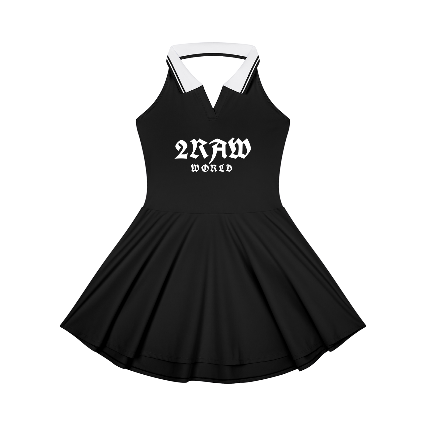 2RAW WORLD Halter Polo Dress