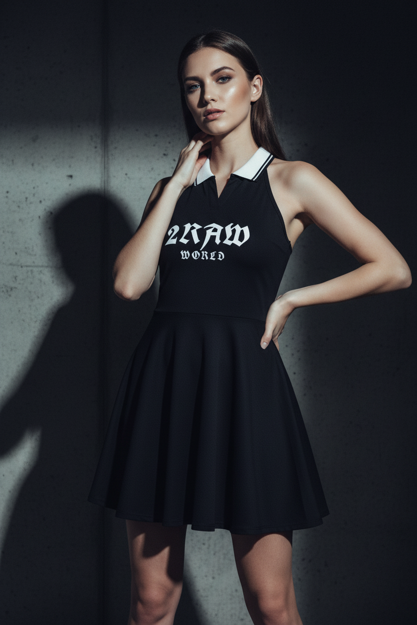 2RAW World Halter Polo Dress