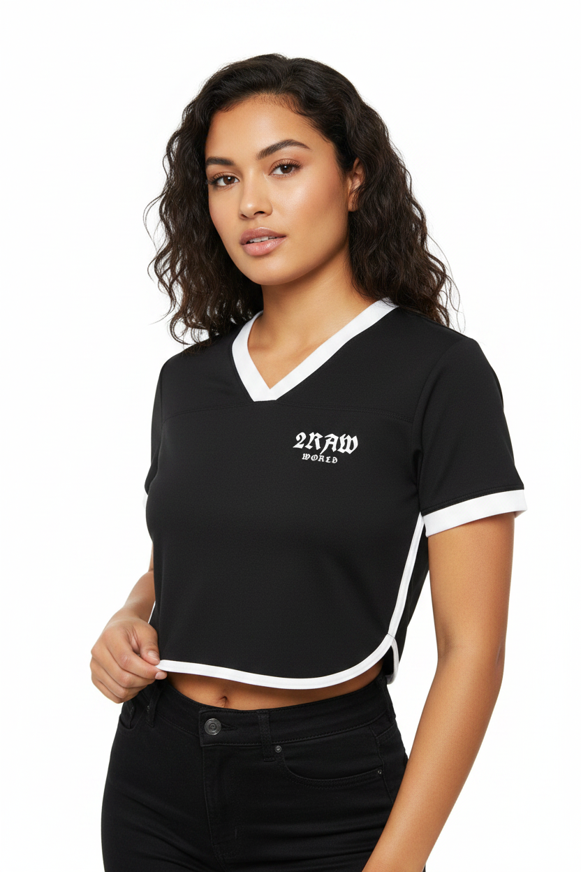 2RAW WORLD Women’s Color Block Performance T-Shirt