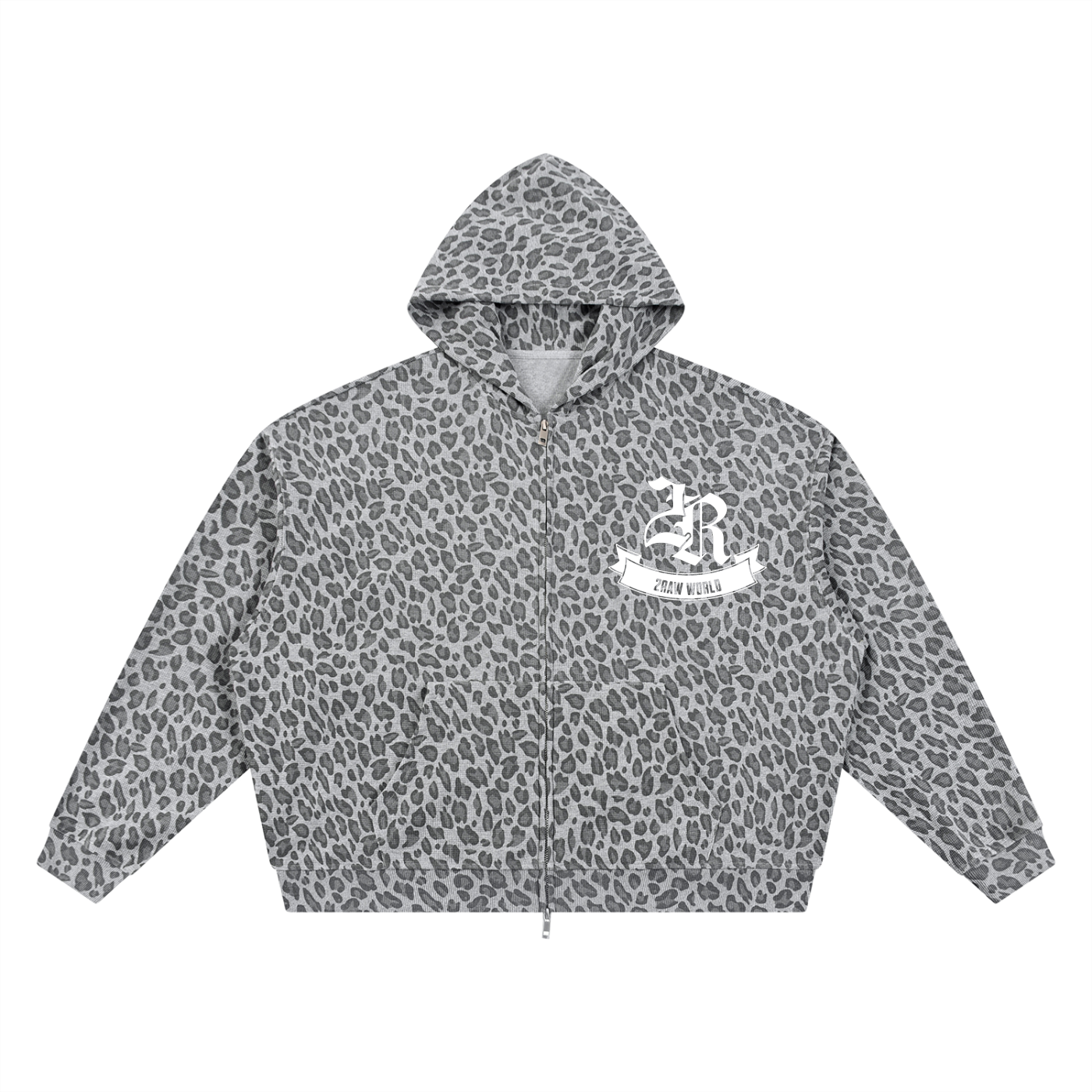 Wild Instinct Waffle Full Zip Hoodie