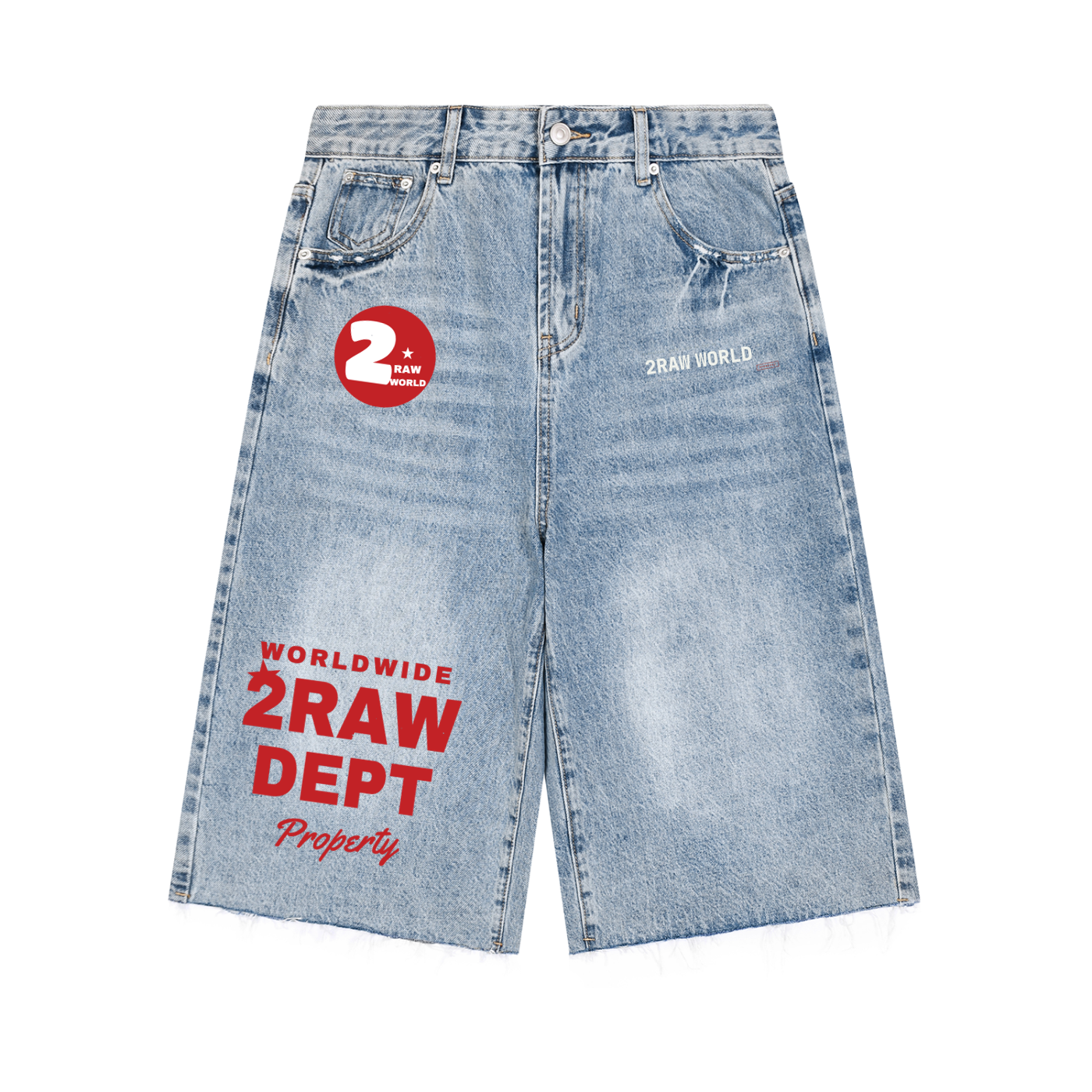 2RAW Dept Men's Vintage Wide Leg Denim