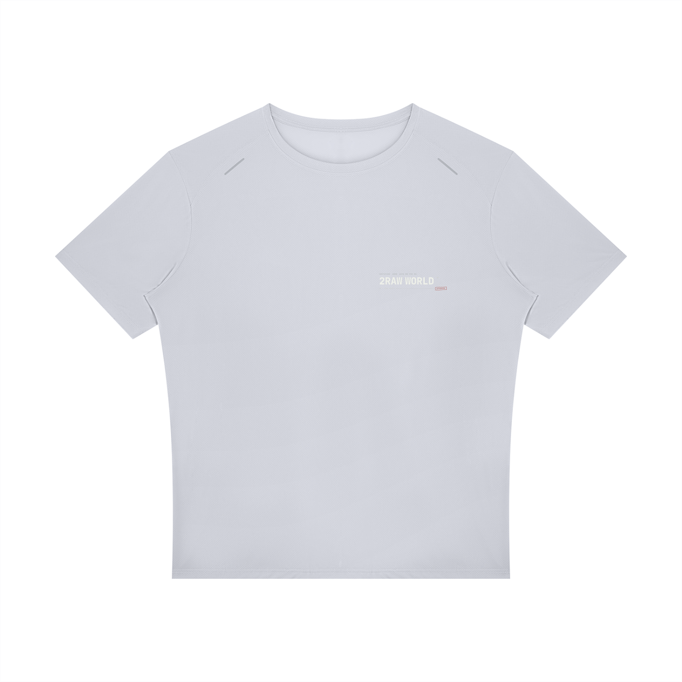 2RAW Men's Raglan Reflective Tee