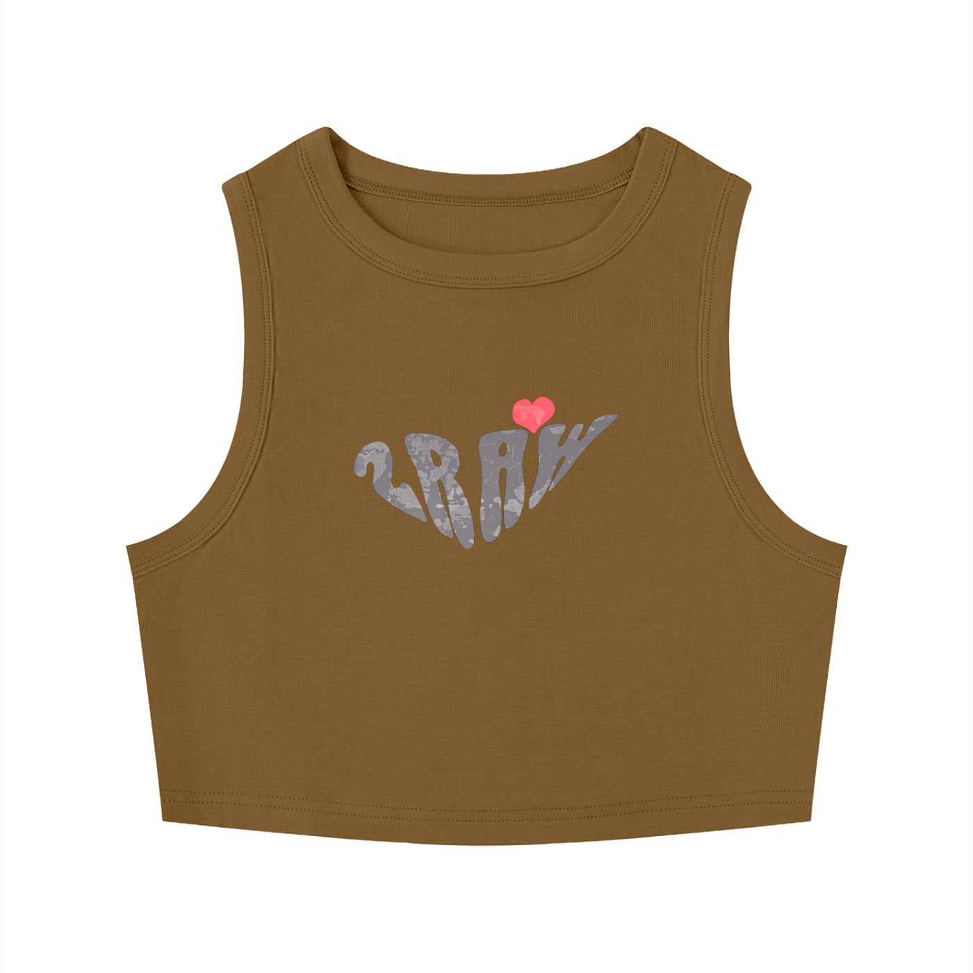 Women's Tight Crewneck Crop Tank Top