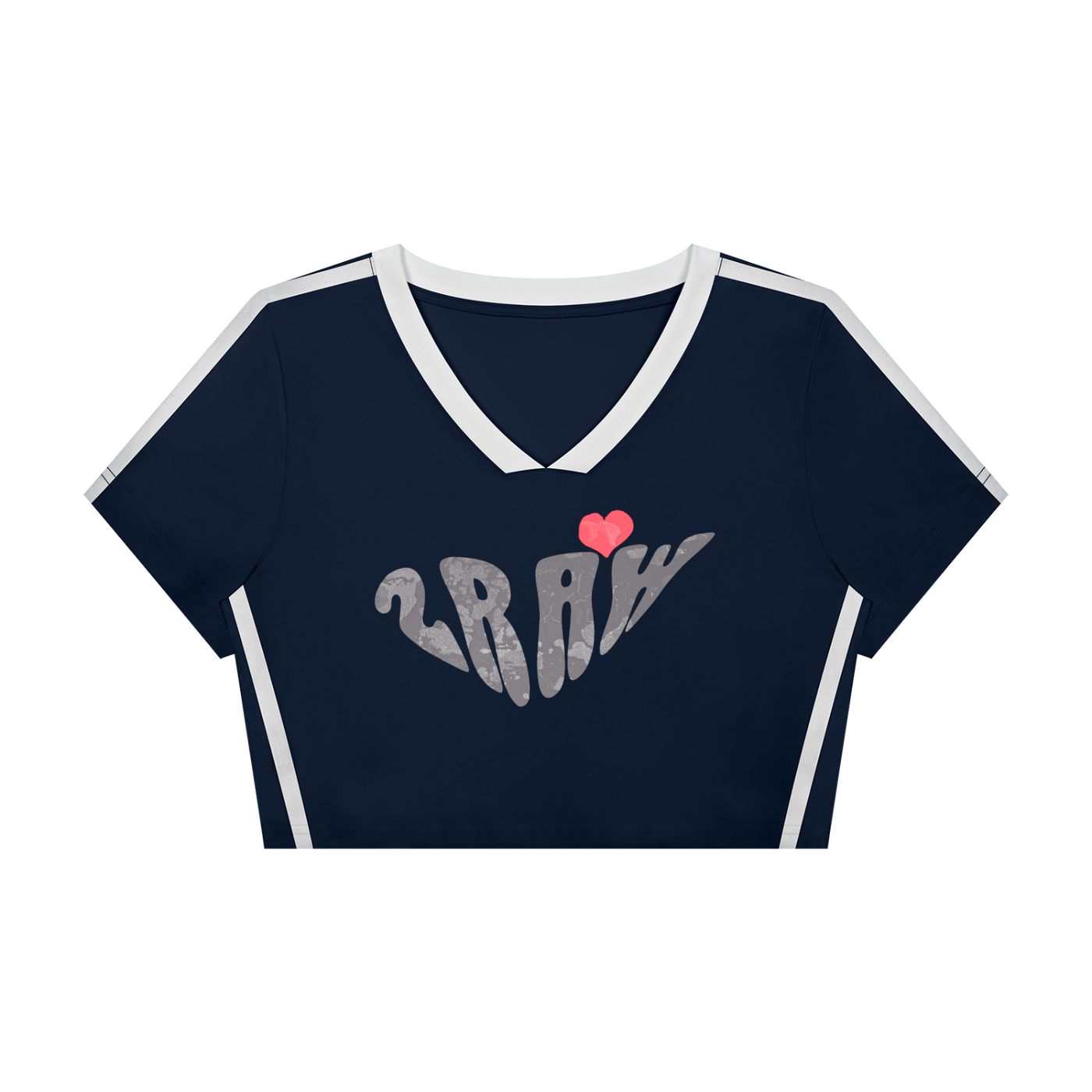 2RAW V-Neck Active crop top
