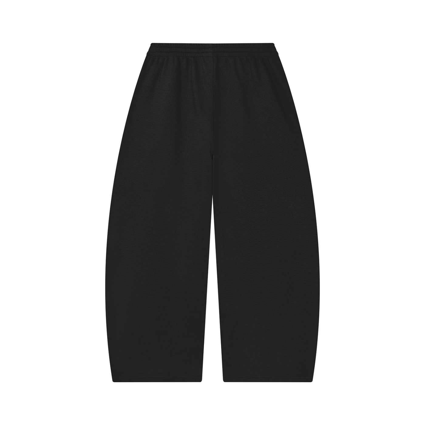 2RAW Waffle Barrel Leg Pants — Oat Gray