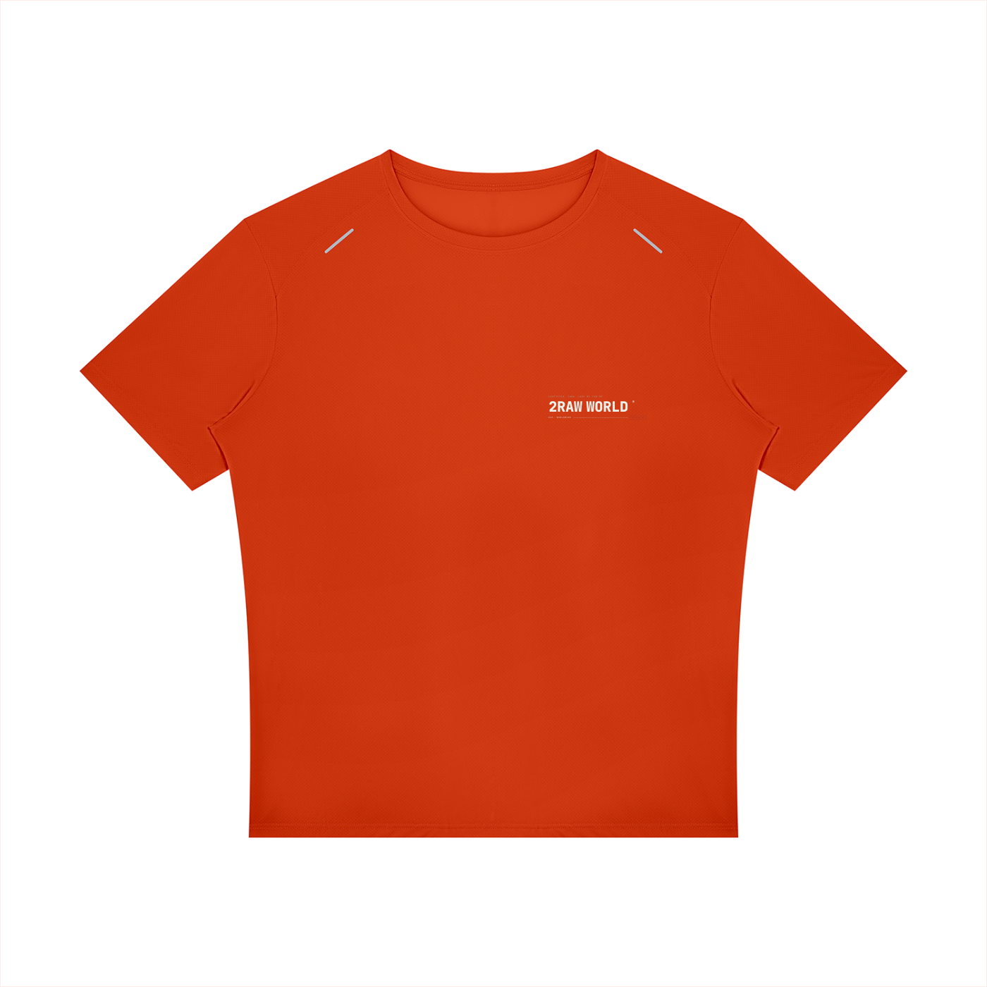 2RAW Men's Raglan Reflective Tee