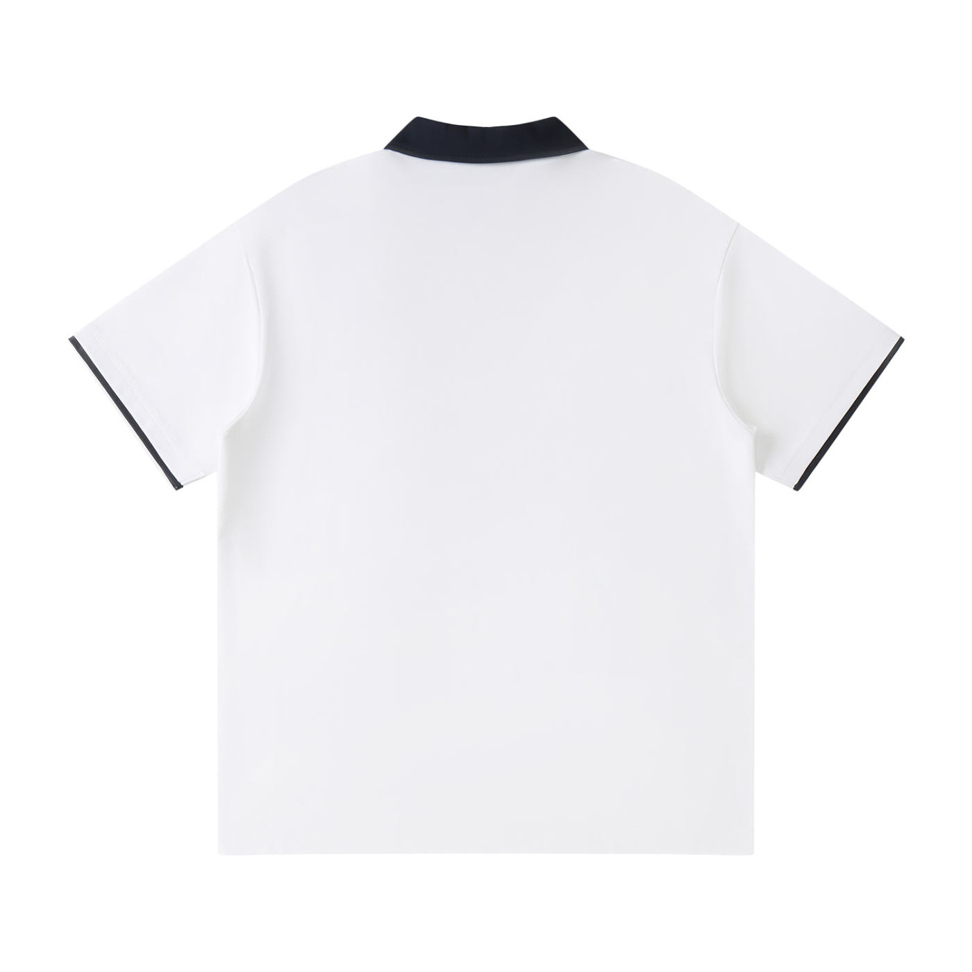 2RAW Contrast Collar Raglan Polo
