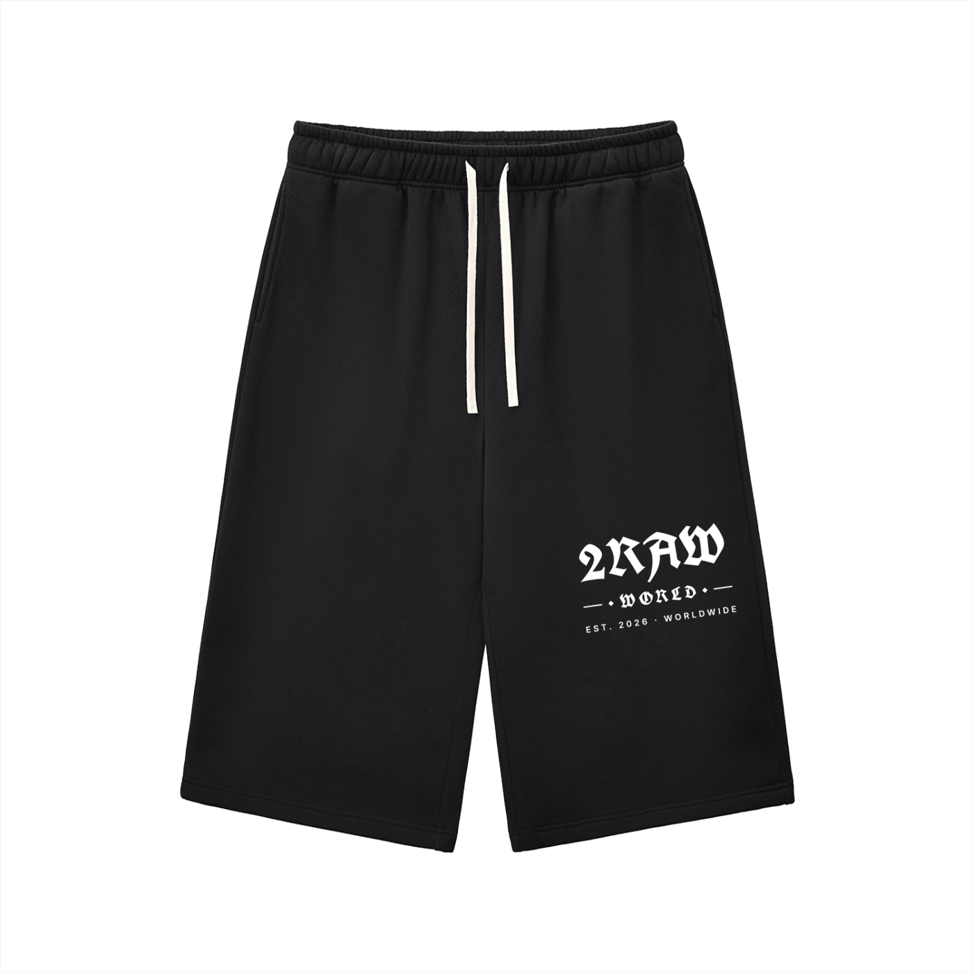 2RAW WORLD Essential Three-quarter Sweatpants