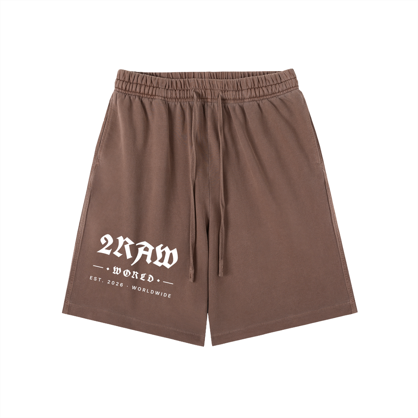 2RAW WORLD Vintage Wash Cotton Shorts