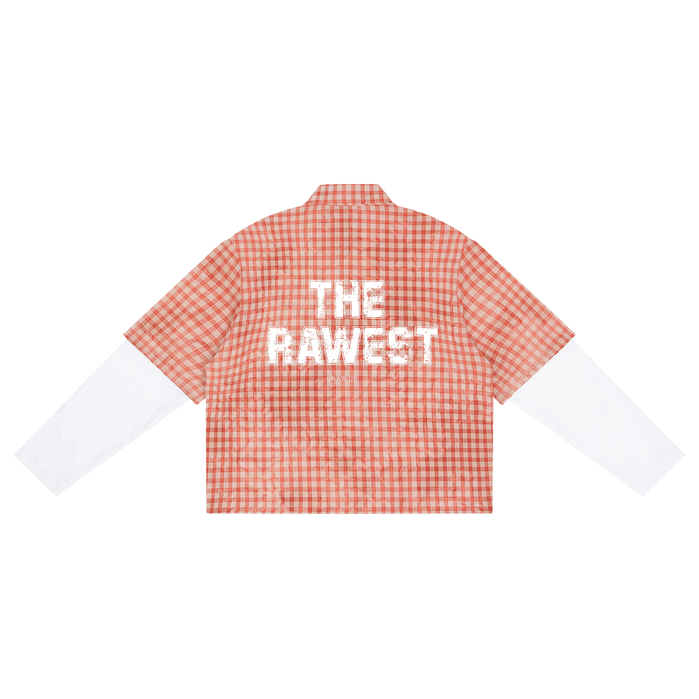 2RAW Vintage Wash Plaid Short Sleeve Shirt