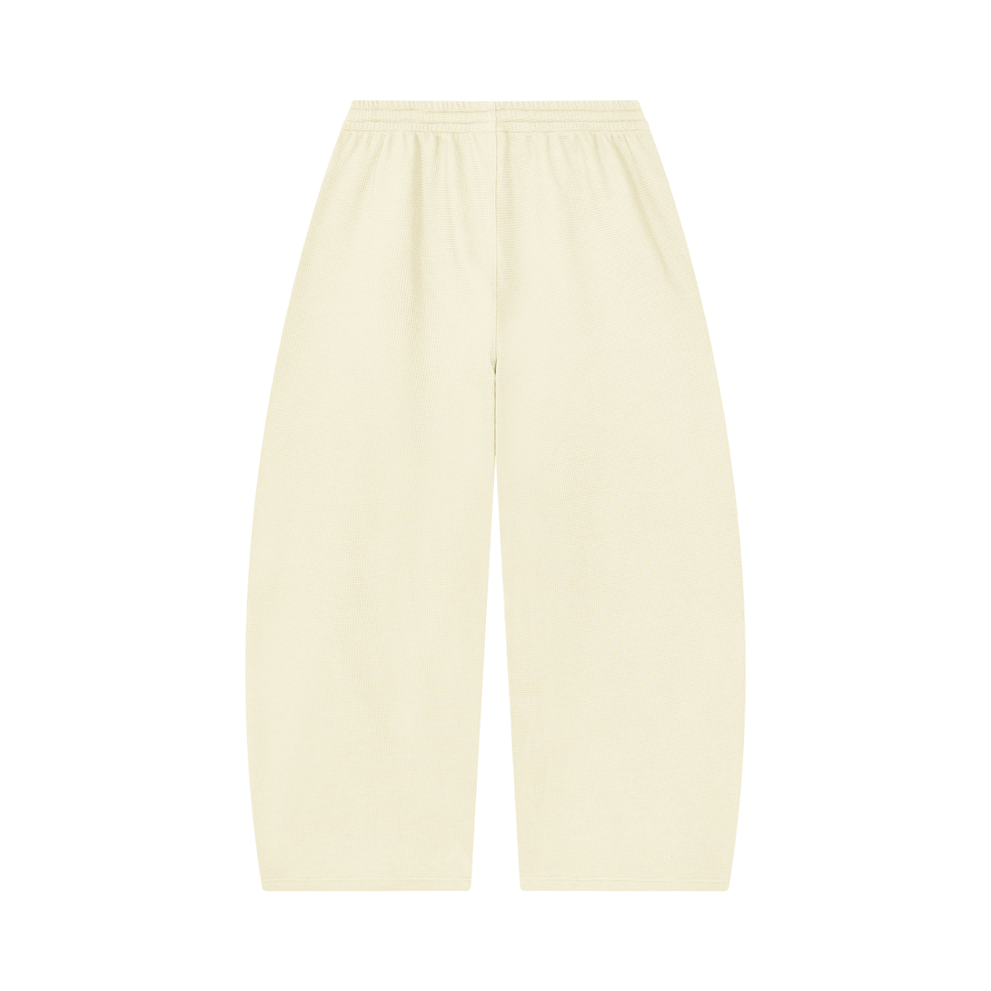 2RAW Waffle Barrel Leg Pants — Oat Gray