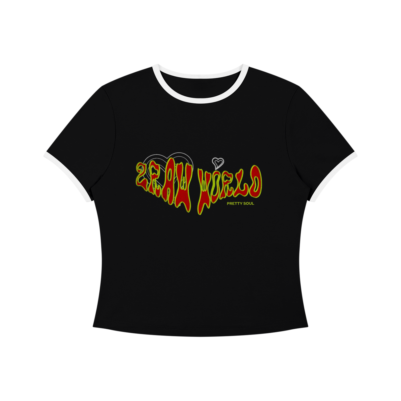 2RAW WORLD PRETTY SOUL Crop T-Shirt