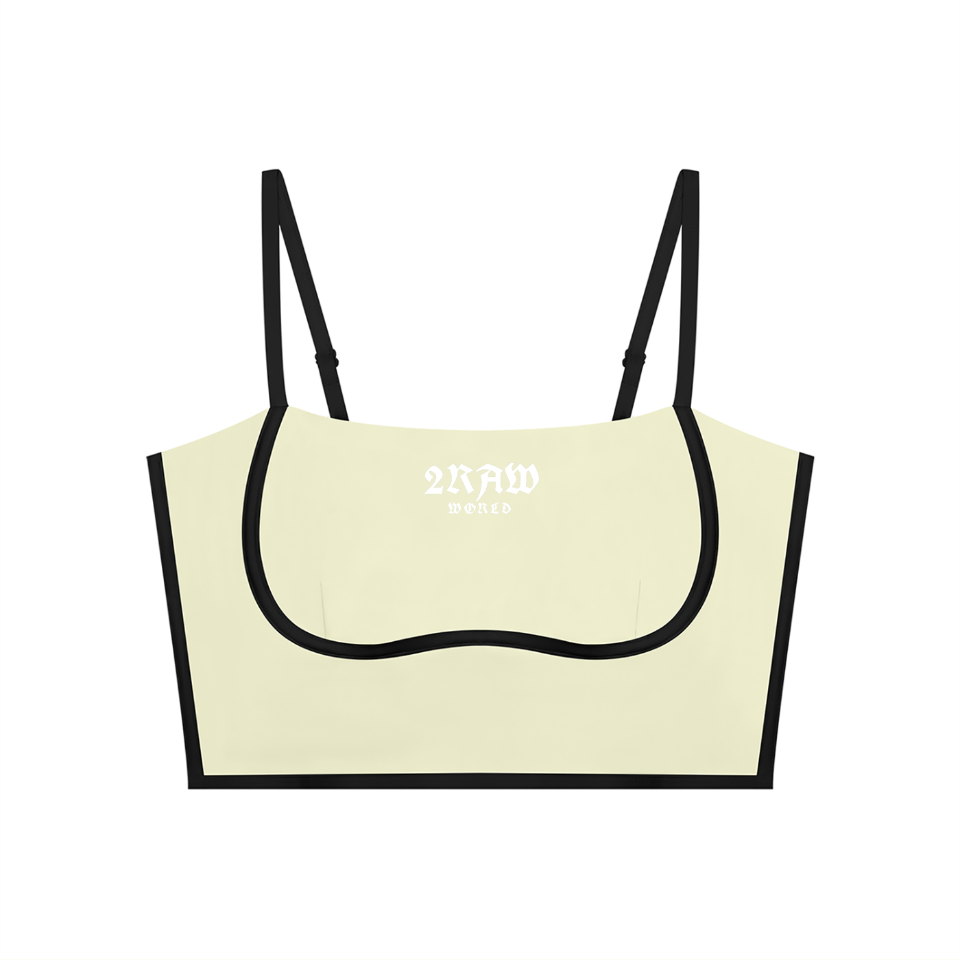 2RAW WORLD Women’s Color Bloc Yoga Sports Bra