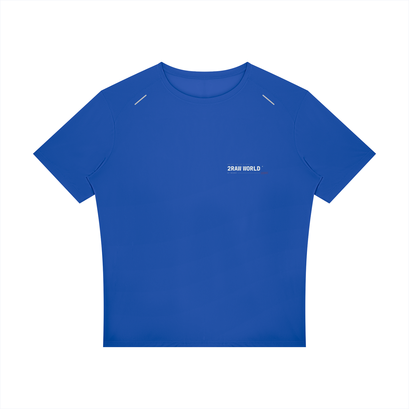2RAW Men's Raglan Reflective Tee
