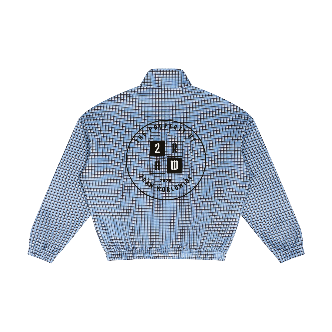 2RAW Plaid Quarter-Zip Sweatshirt